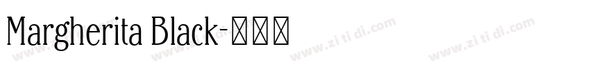 Margherita Black字体转换